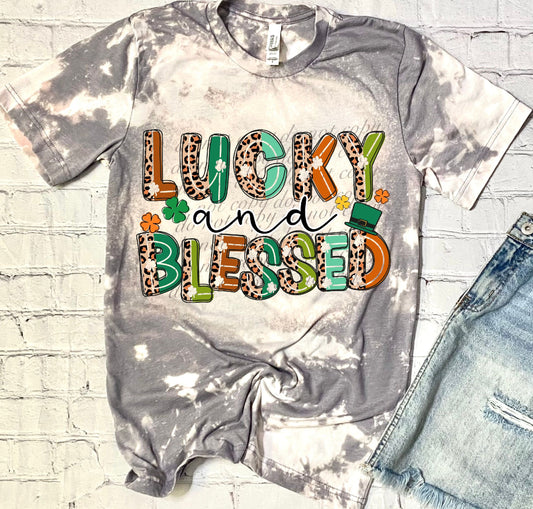 Lucky & Blessed DTF Transfers SKU5032
