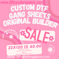 CUSTOM DTF GANG SHEET-ORIGINAL BUILDER