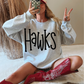 Hawks Spangle Transfer and Matching DTF Transfers