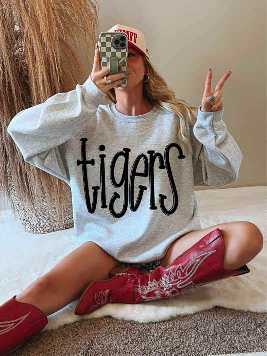 Tigers Spangle Transfer and Matching DTF Transfer
