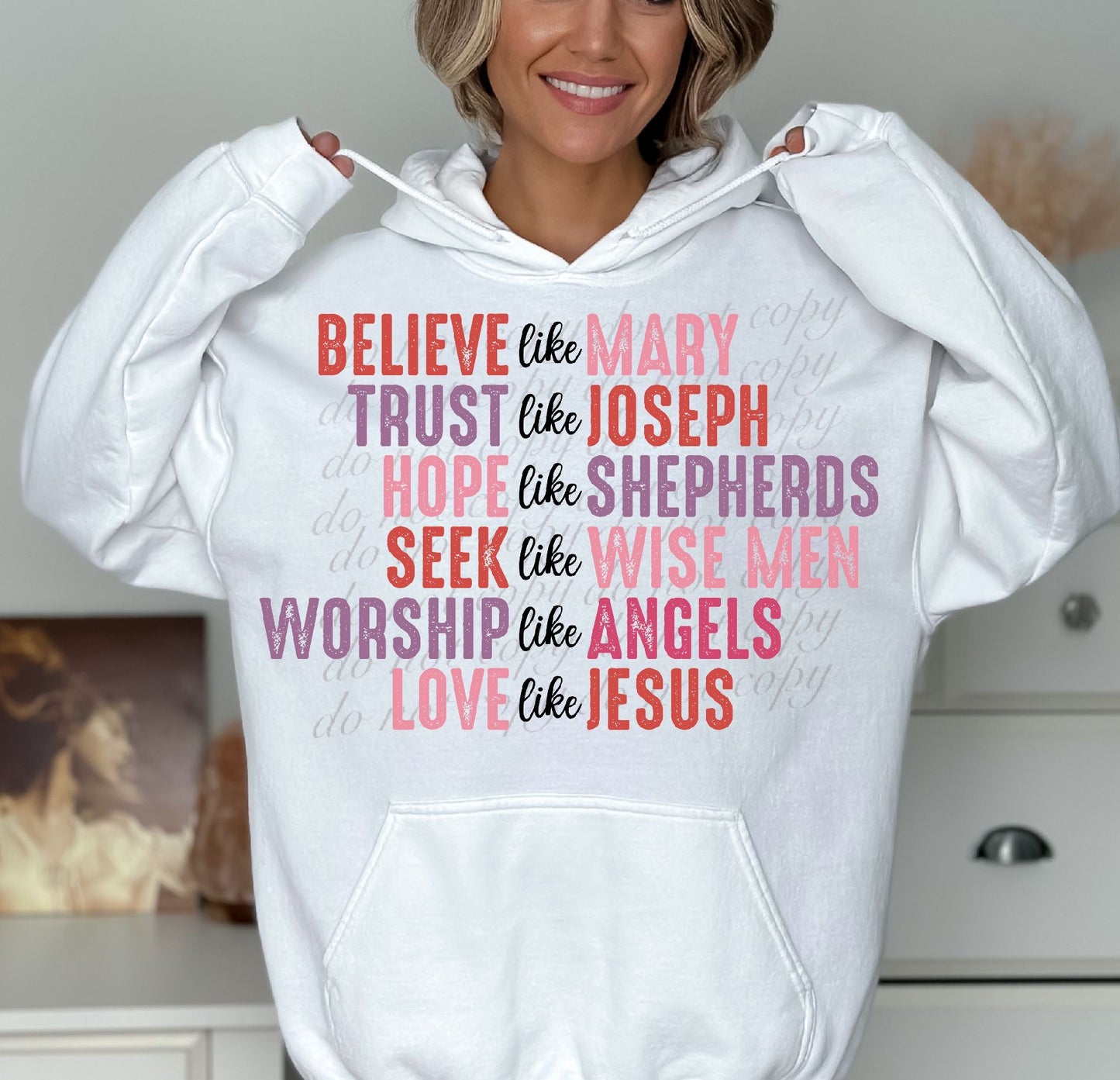 Believe Seek Love Valentine Faith DTF Transfers SKU55861