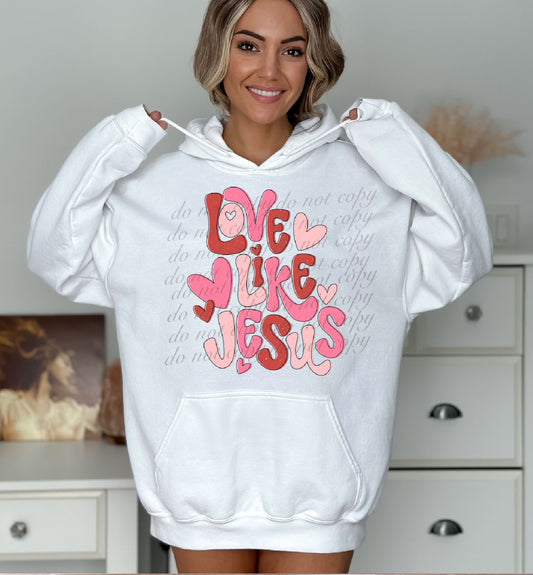 Love Like Jesus DTF Transfers SKU6658