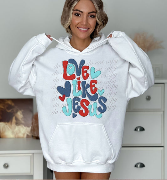 Love Like Jesus DTF Transfers SKU6655