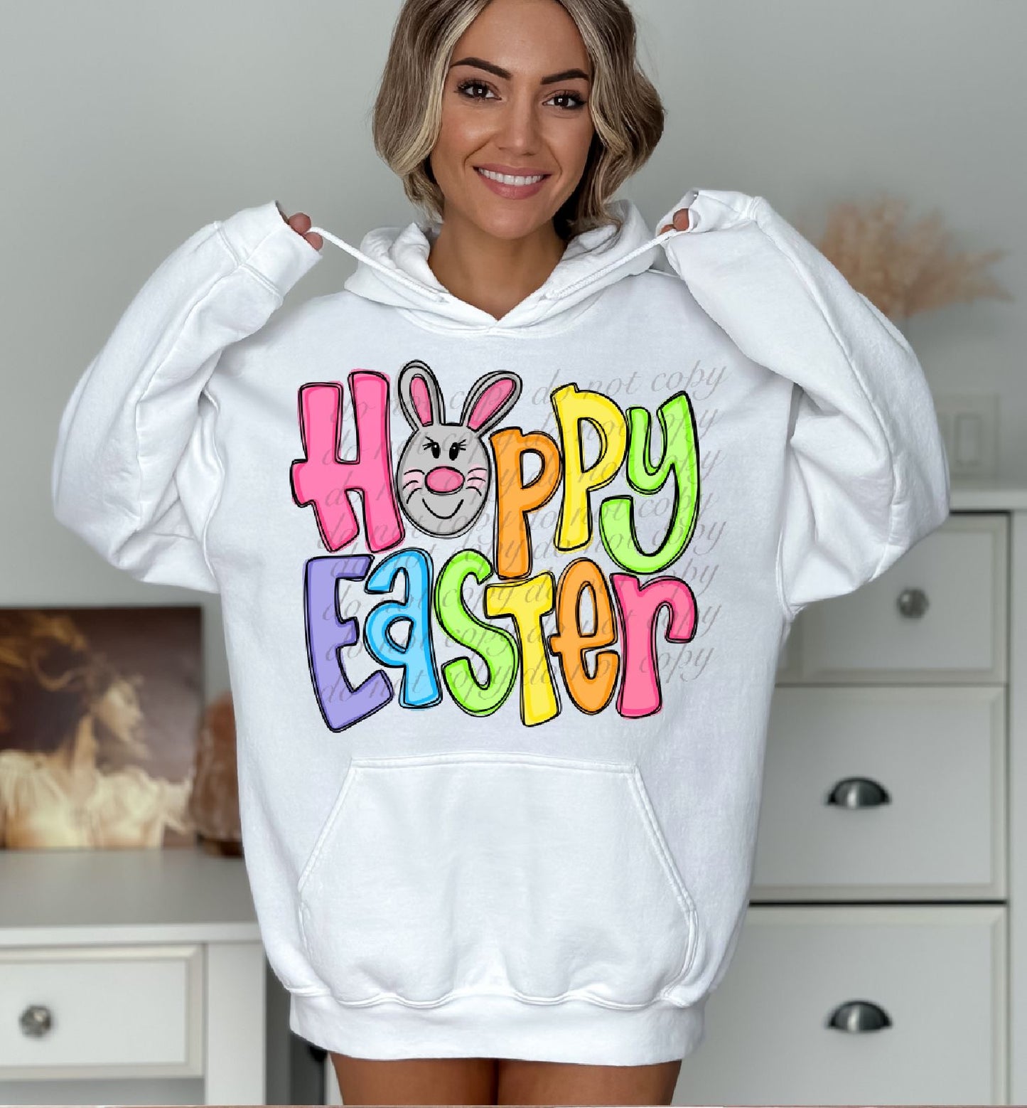 Hoppy Easter DTF Transfers SKU6757