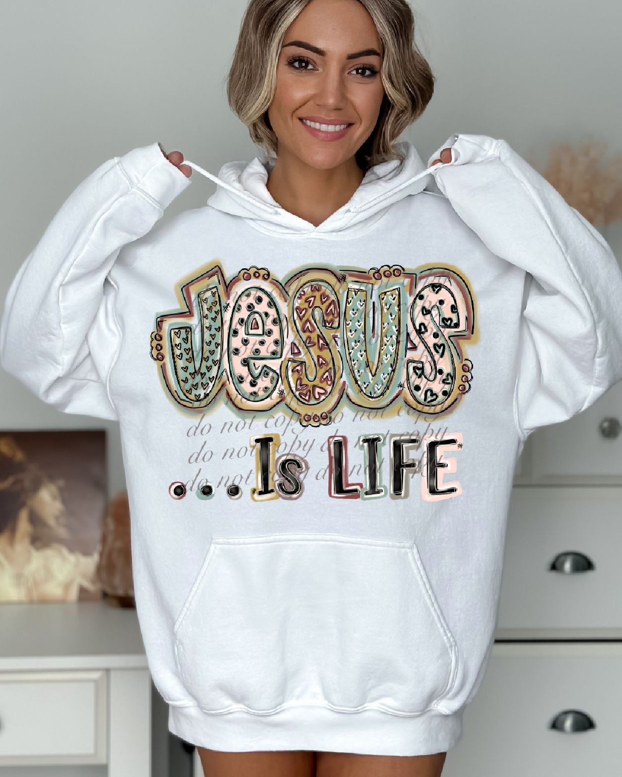 Jesus Is Life DTF Transfers SKU7180