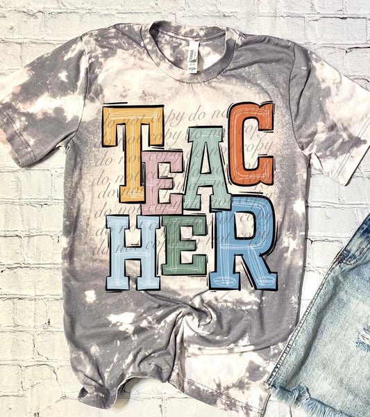 Teacher BOHO Sports DTF Transfer SKU4514