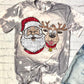Christmas Sequin Santa & Reindeer   DTF Transfer SKU4649