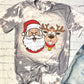 Christmas Santa & Reindeer  DTF Transfer SKU4650