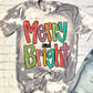 Merry & Bright Christmas DTF Transfer SKU4611