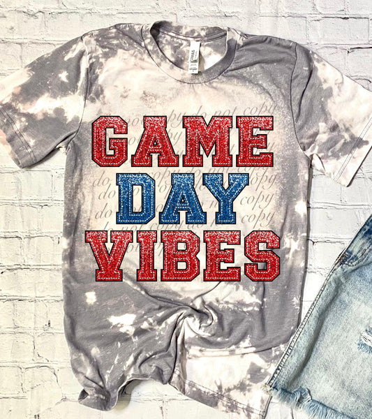 Game Day Vibes Sequin Sports DTF Transfer SKU4594