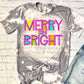 Christmas Merry Bright  DTF Transfer  SKU1634