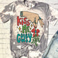 Kiss Me Cowboy Valentine Christmas DTF Transfer SKU4839